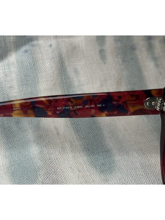 Gucci Sunglasses Tortoise Shell GG3745/S 2J69C 50 20 145 READ Big Statement Fun main image 10